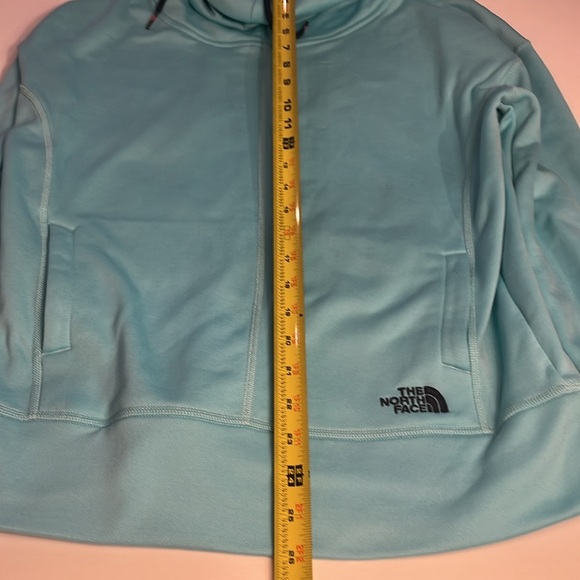 THE NORTH FACE Funnel Cowl Neck Pullover Hoodie Sweatshirt Medium blue - Picture 6 of 9